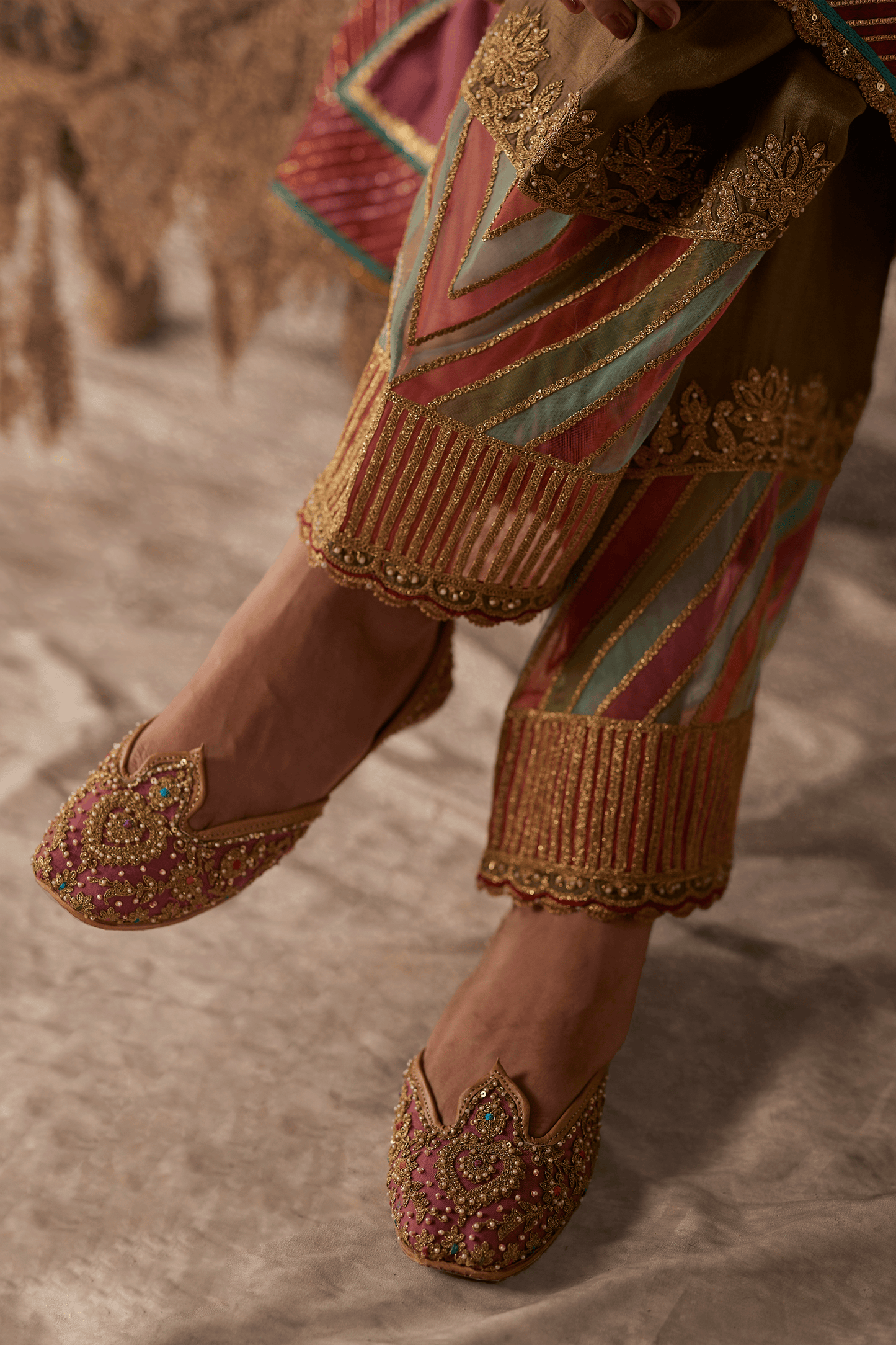 Vintage Pink Kurta Set