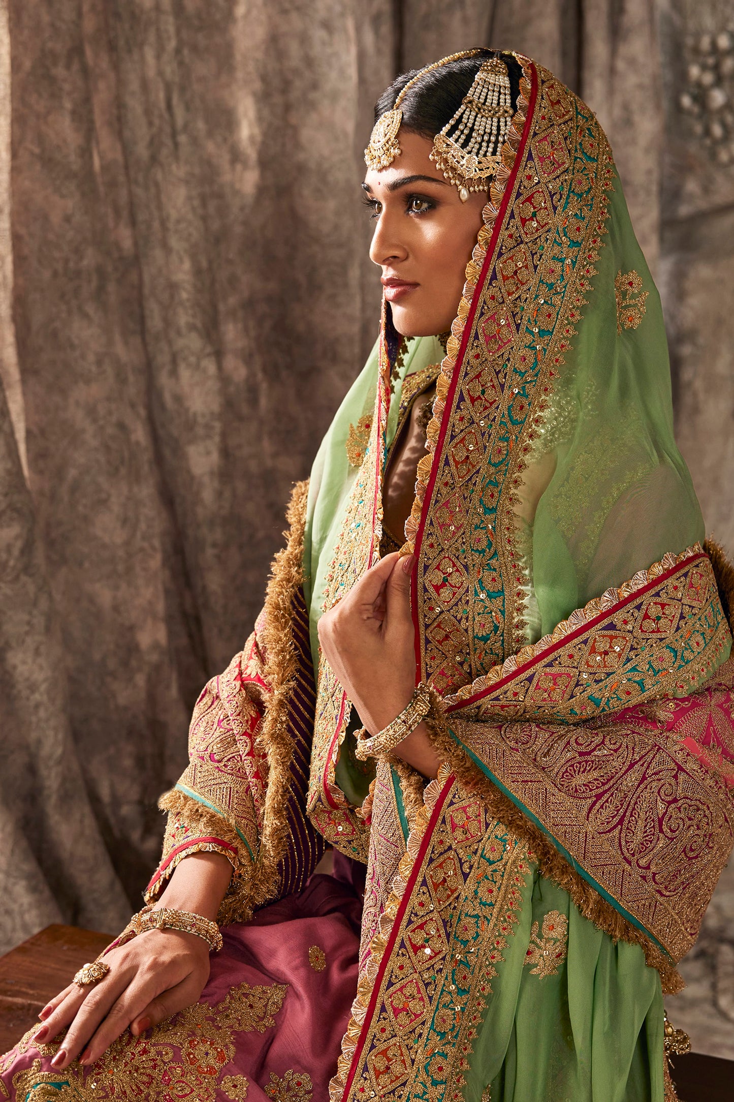 Earthy Pink Embroidered Kurta Set
