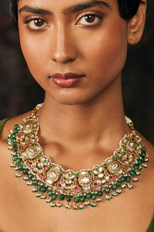 Mughal Panna Jadau Choker