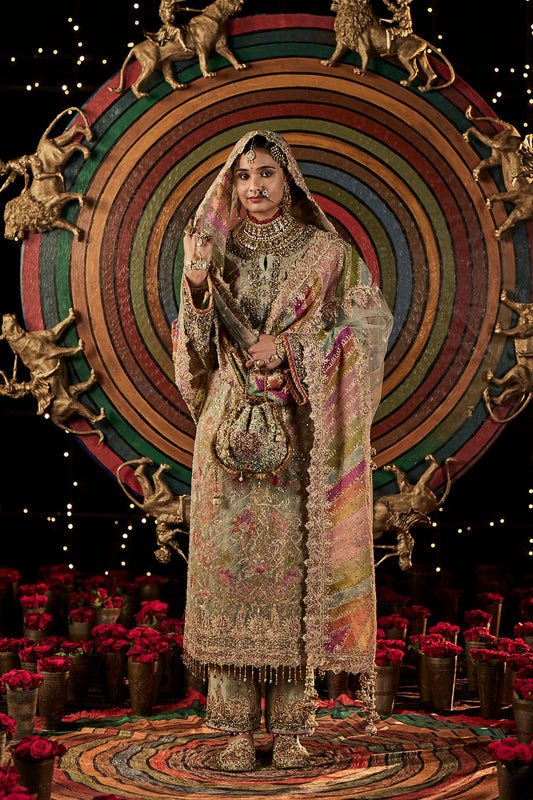 Pale Blue Tulle Kurta