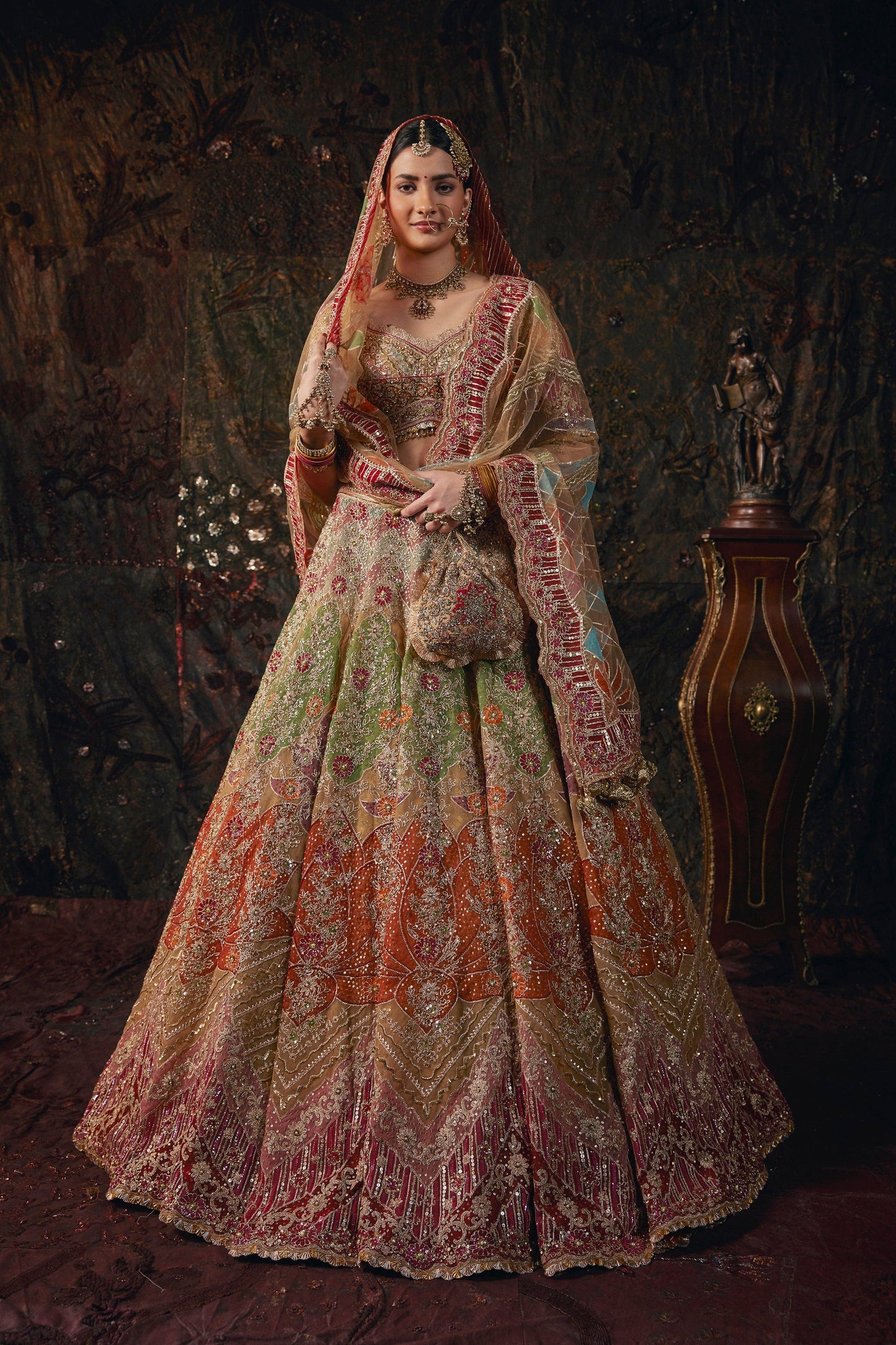 A Gold Hued Lehenga