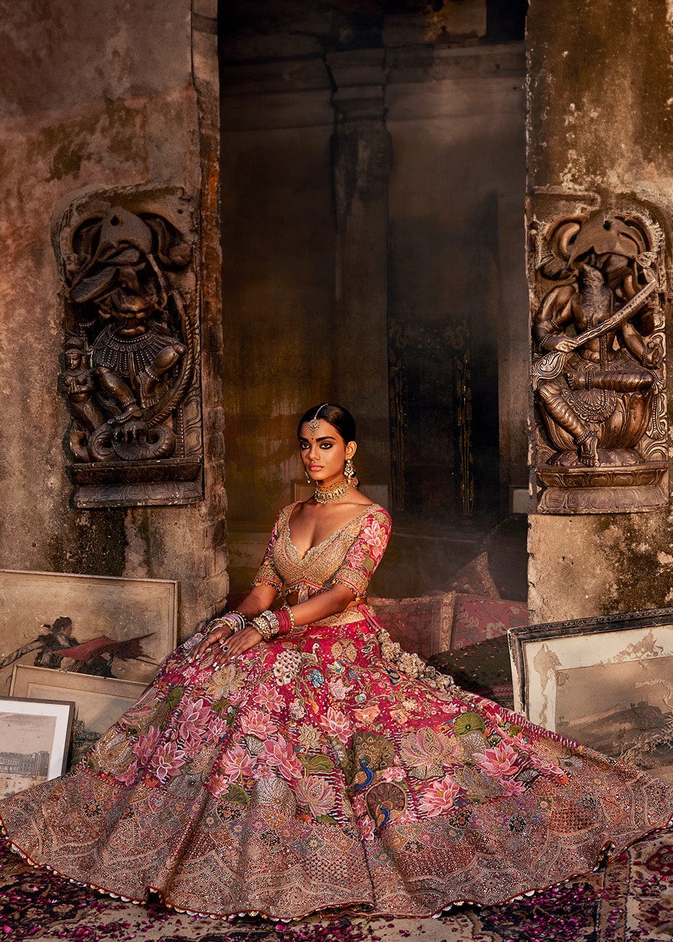 Rani Pink Pichhwai Lehenga