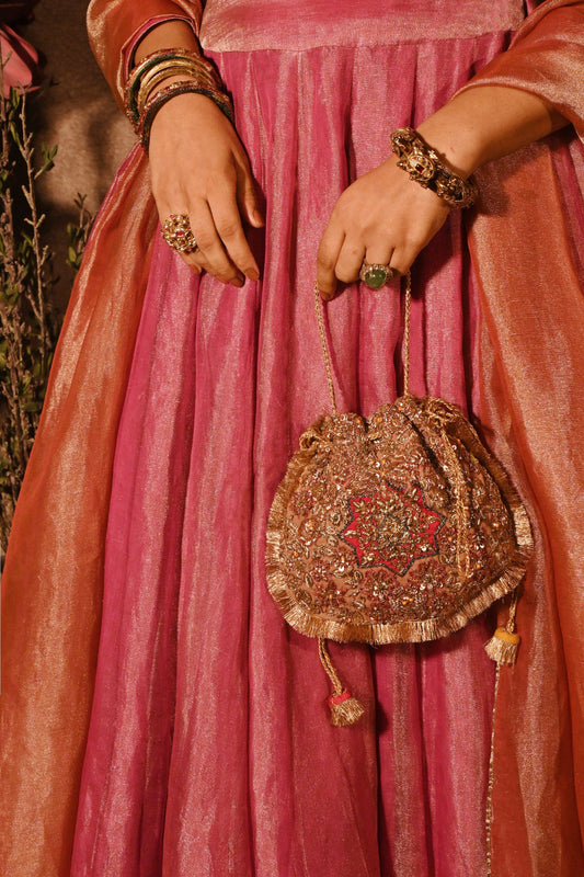 Blush Ruby Naqsh Noor Potli