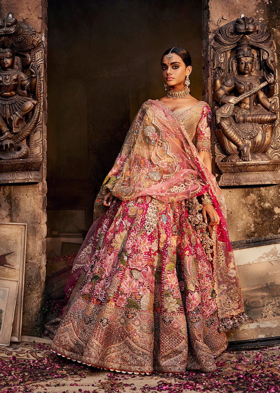 Rani Pink Pichhwai Lehenga