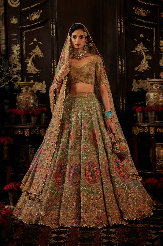 Occidental Seafoam Lehenga