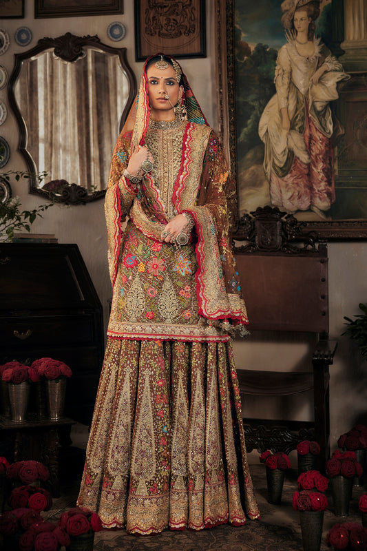 Earthy Cinnamon Sharara Set