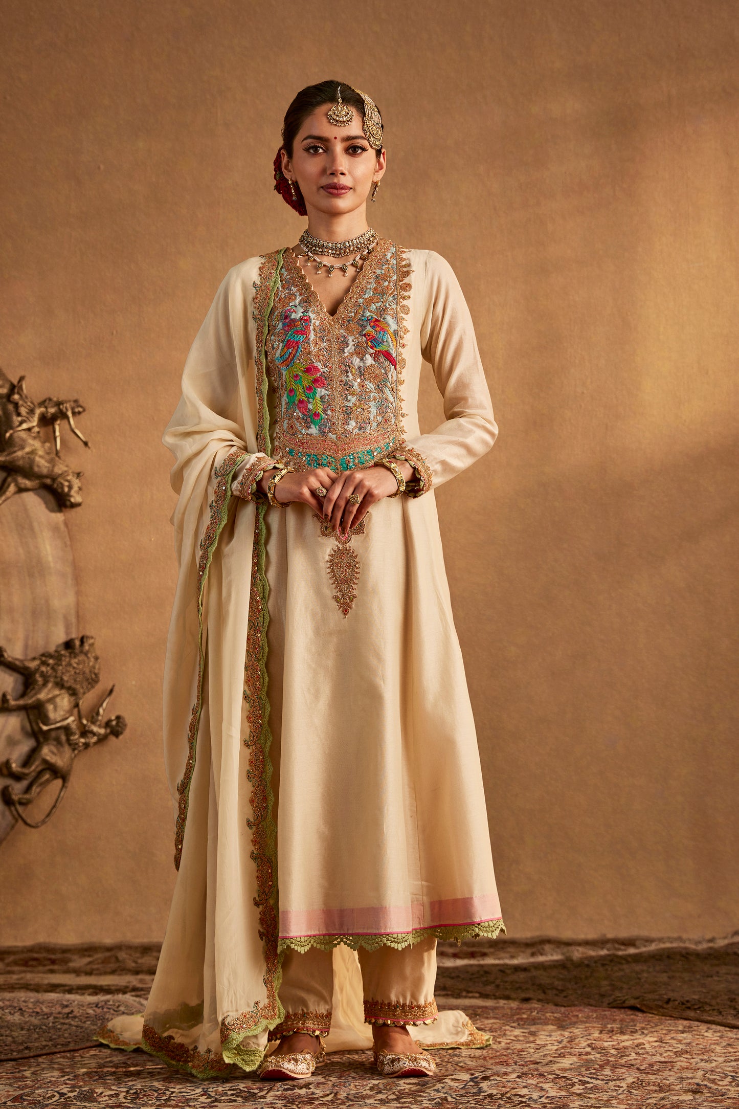 Soft Fawn Kurta Set