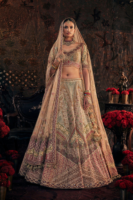 Barnish Gold Lehenga