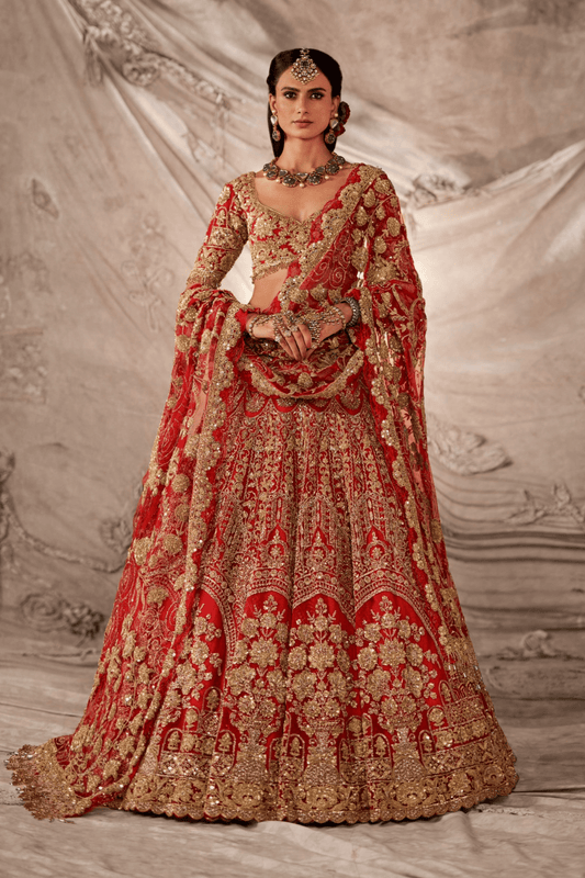 Scarlet Red Lehenga
