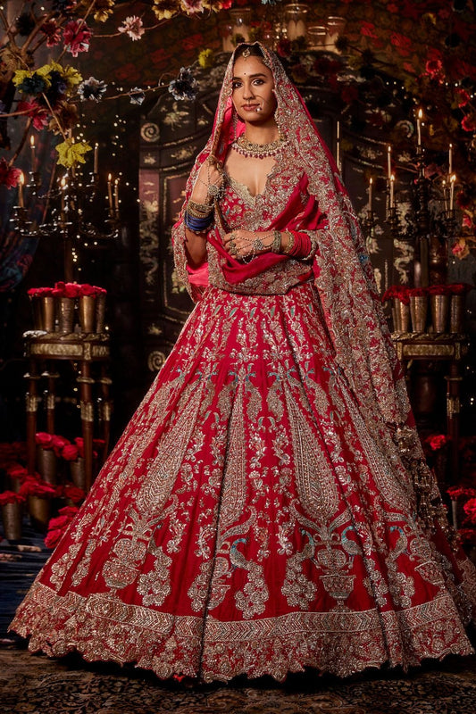 Pomegranate Cyprus Lehenga Set