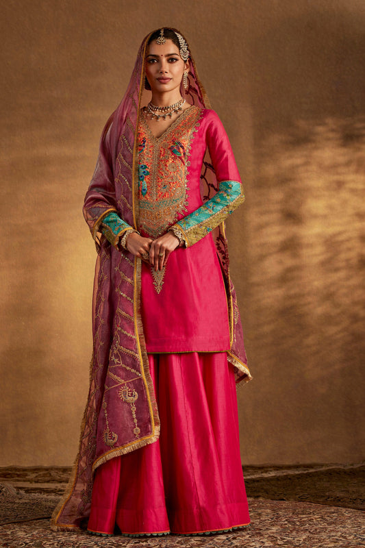 Rani Pink Sharara Set