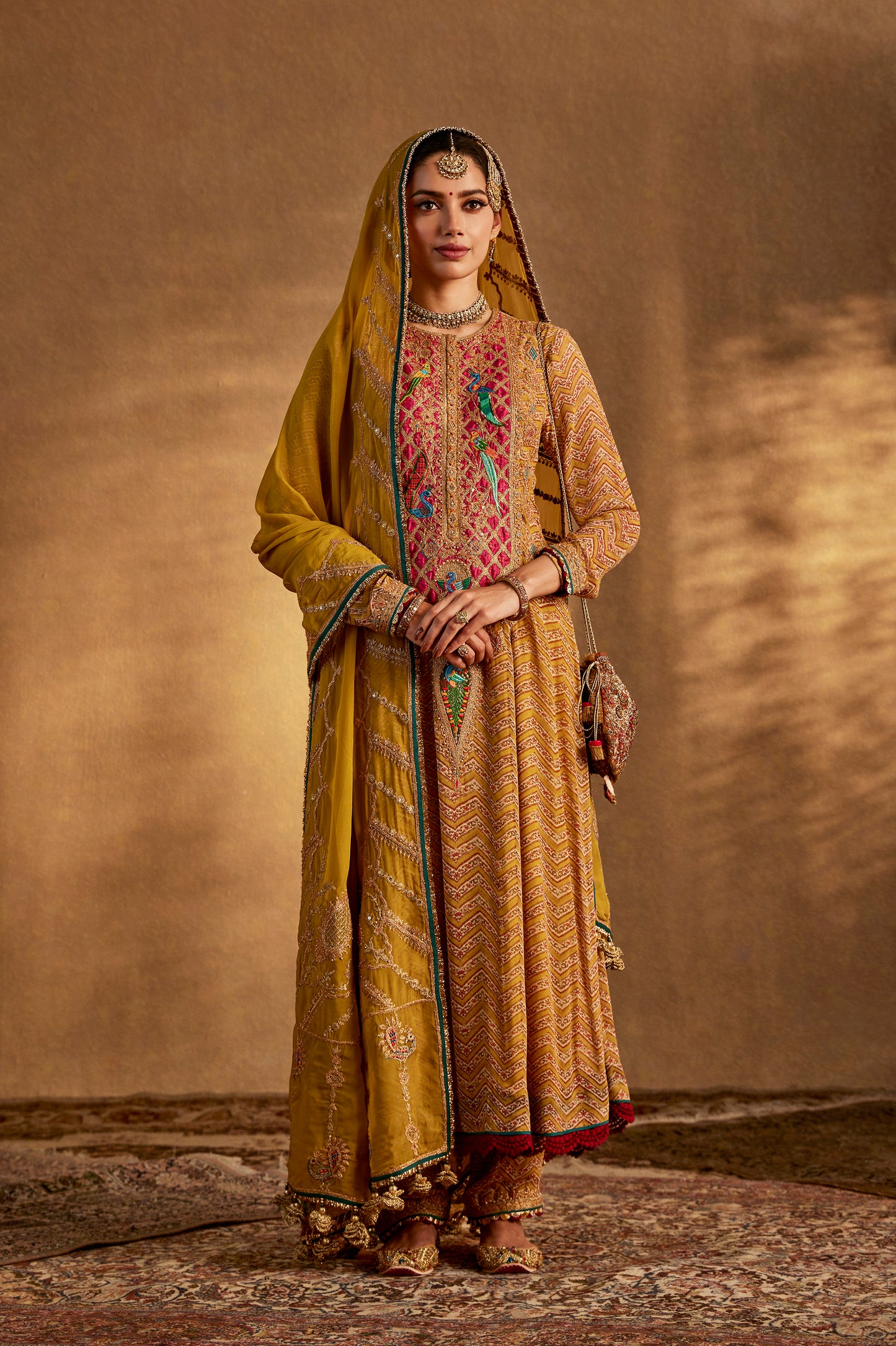 Warm Mustard Kurta Set
