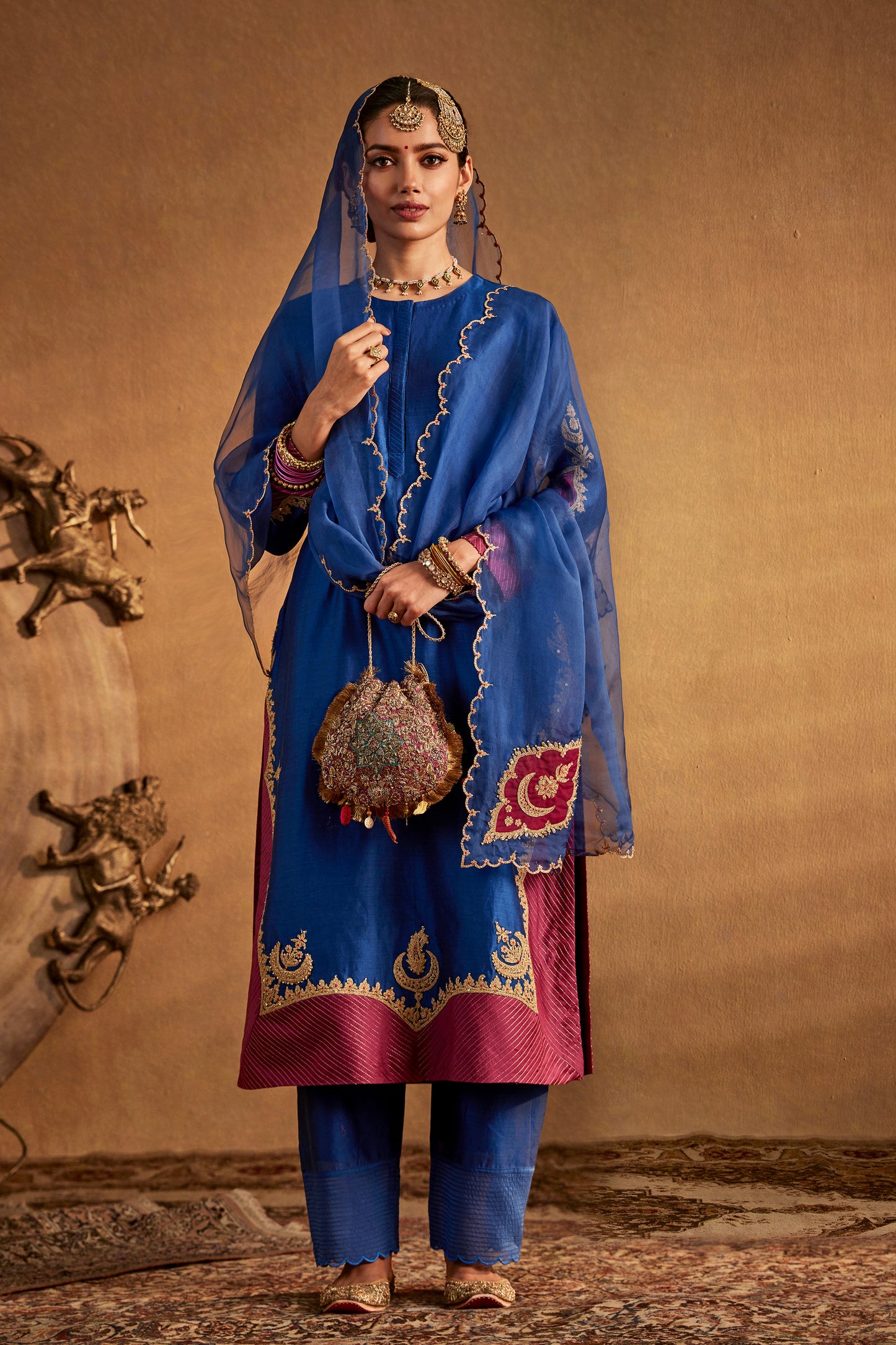 Deep Blue Kurta Set