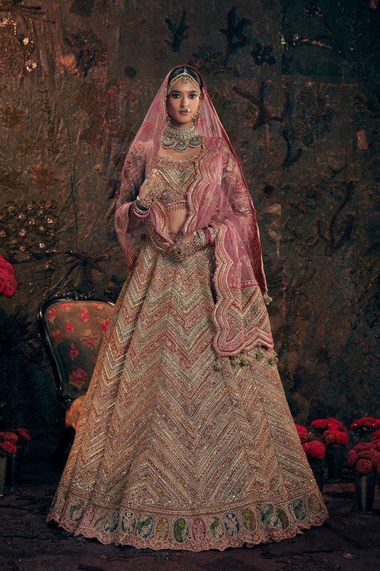 Earthy Pink Lehenga Set