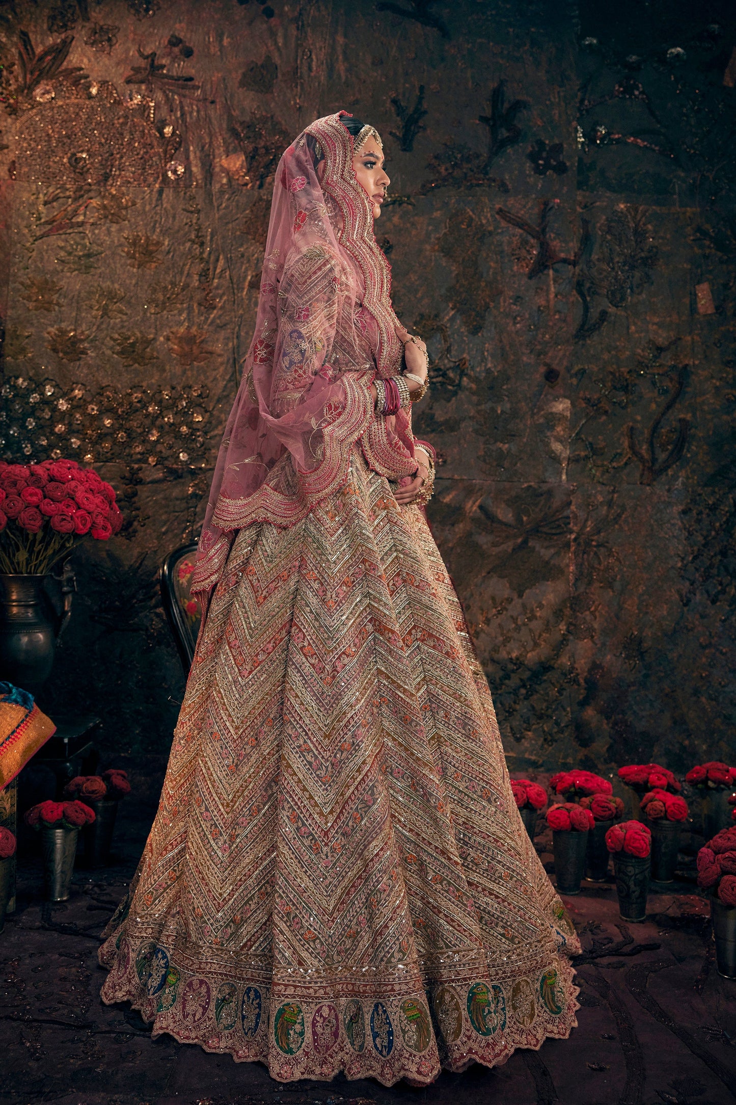 Earthy Pink Lehenga Set