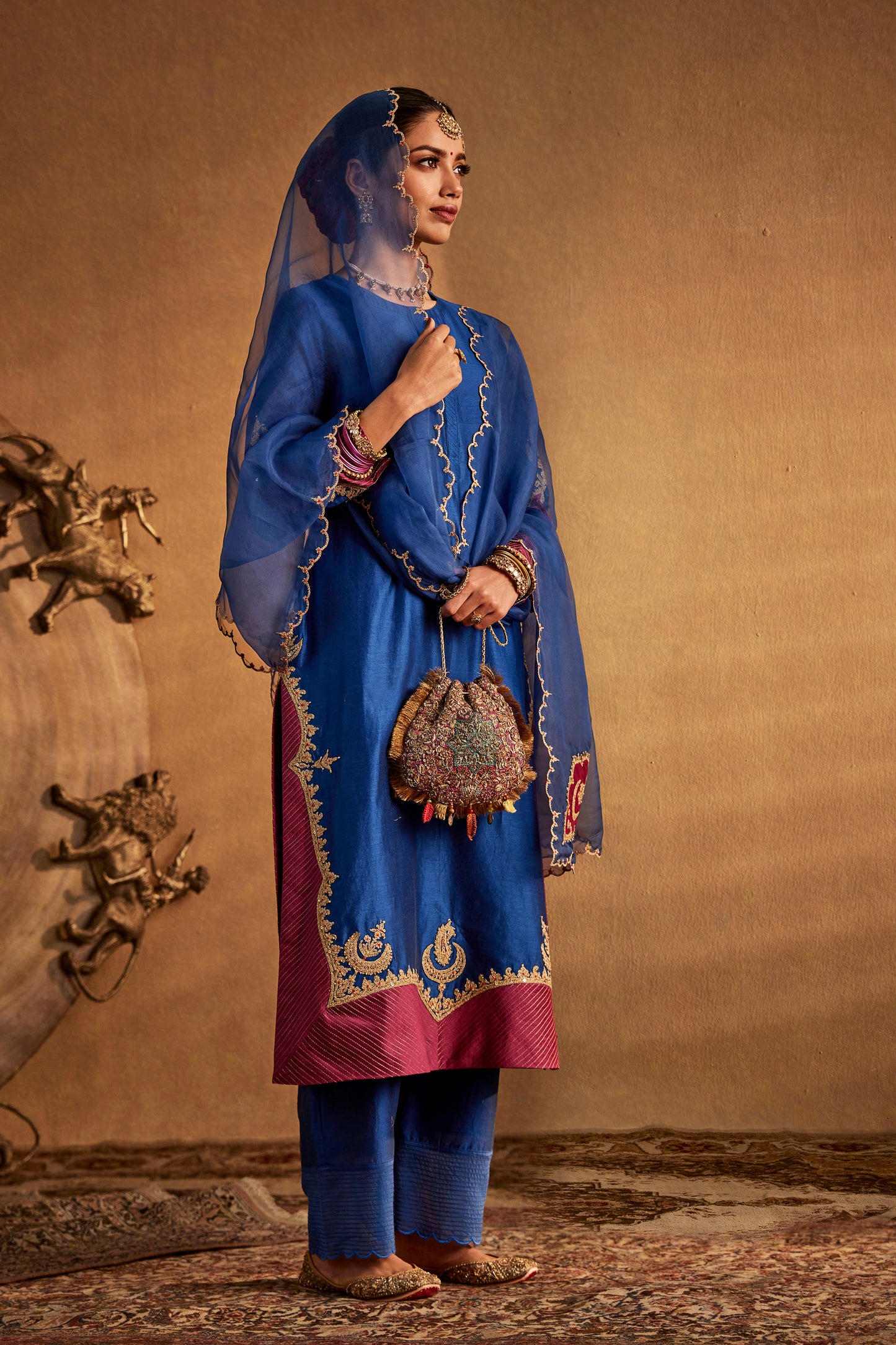 Deep Blue Kurta Set