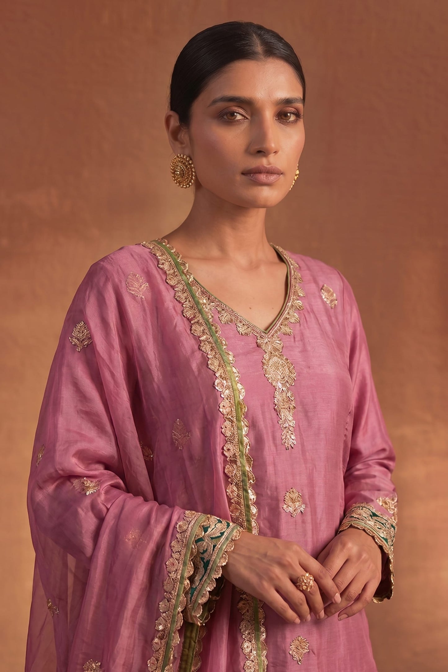 Vintage Pink Sharara Set