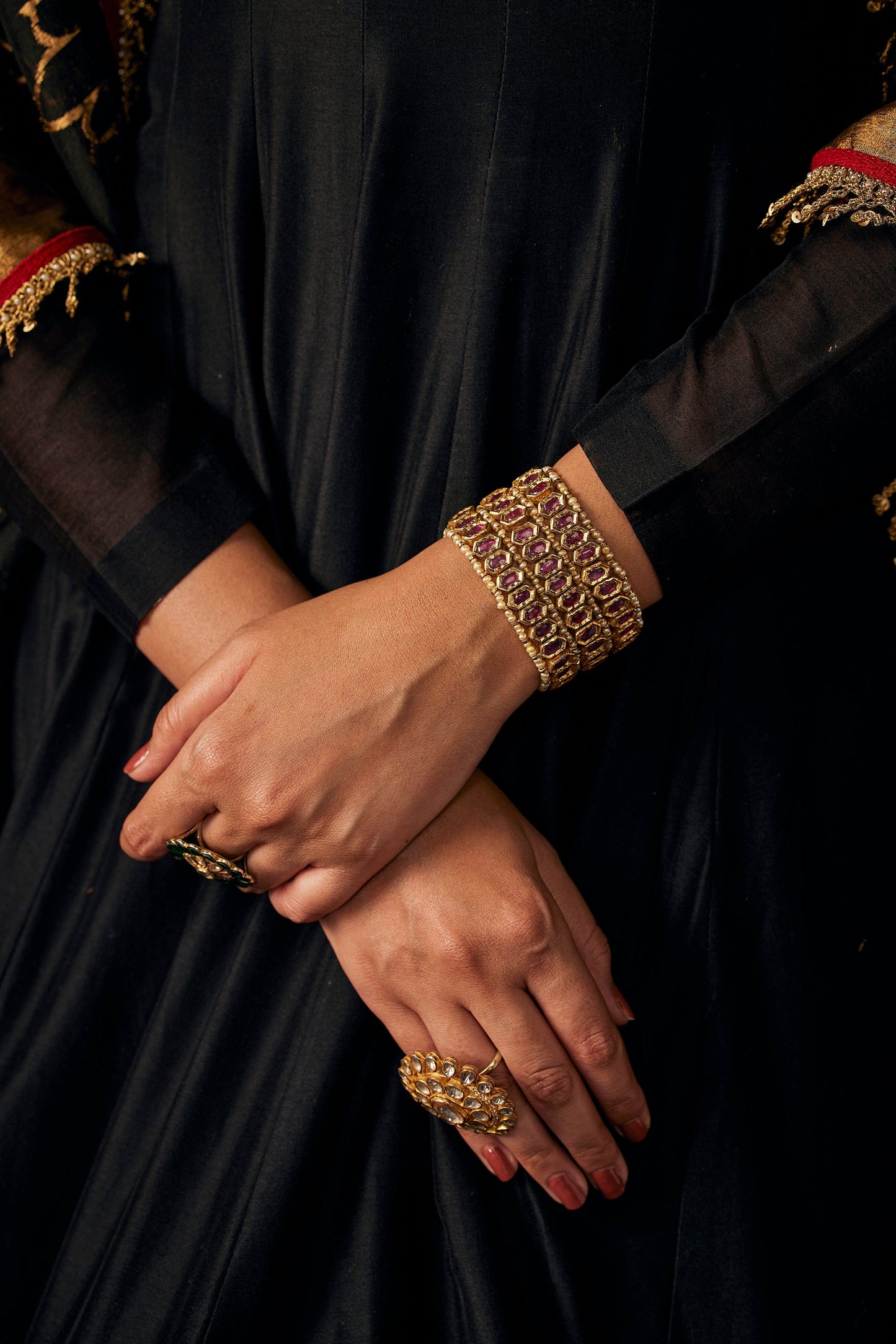 Ruby Thick Bracelet