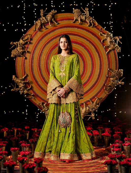 Green Capelet & Sharara