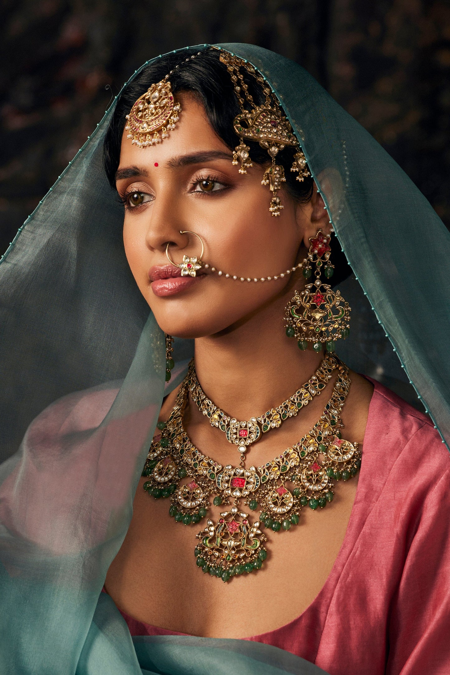 Chaand Sitara Earrings