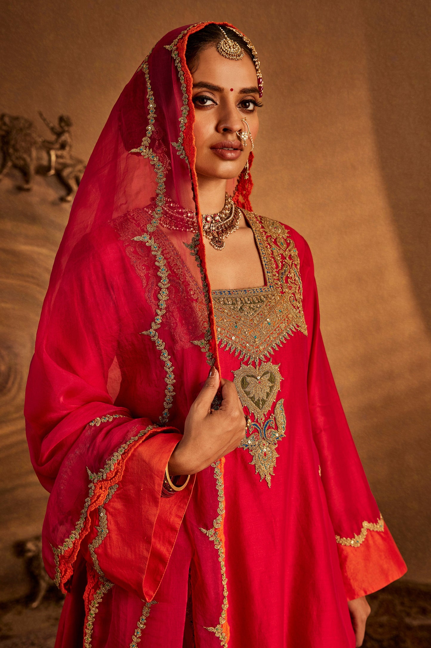 Rani Pink Sharara Set