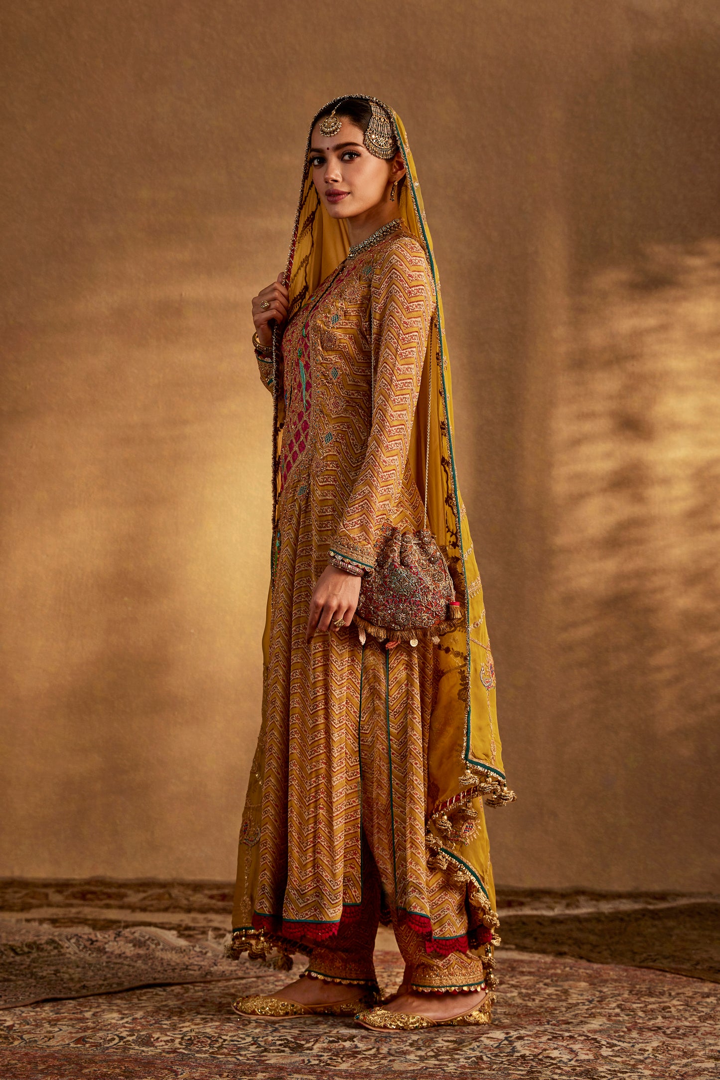 Warm Mustard Kurta Set