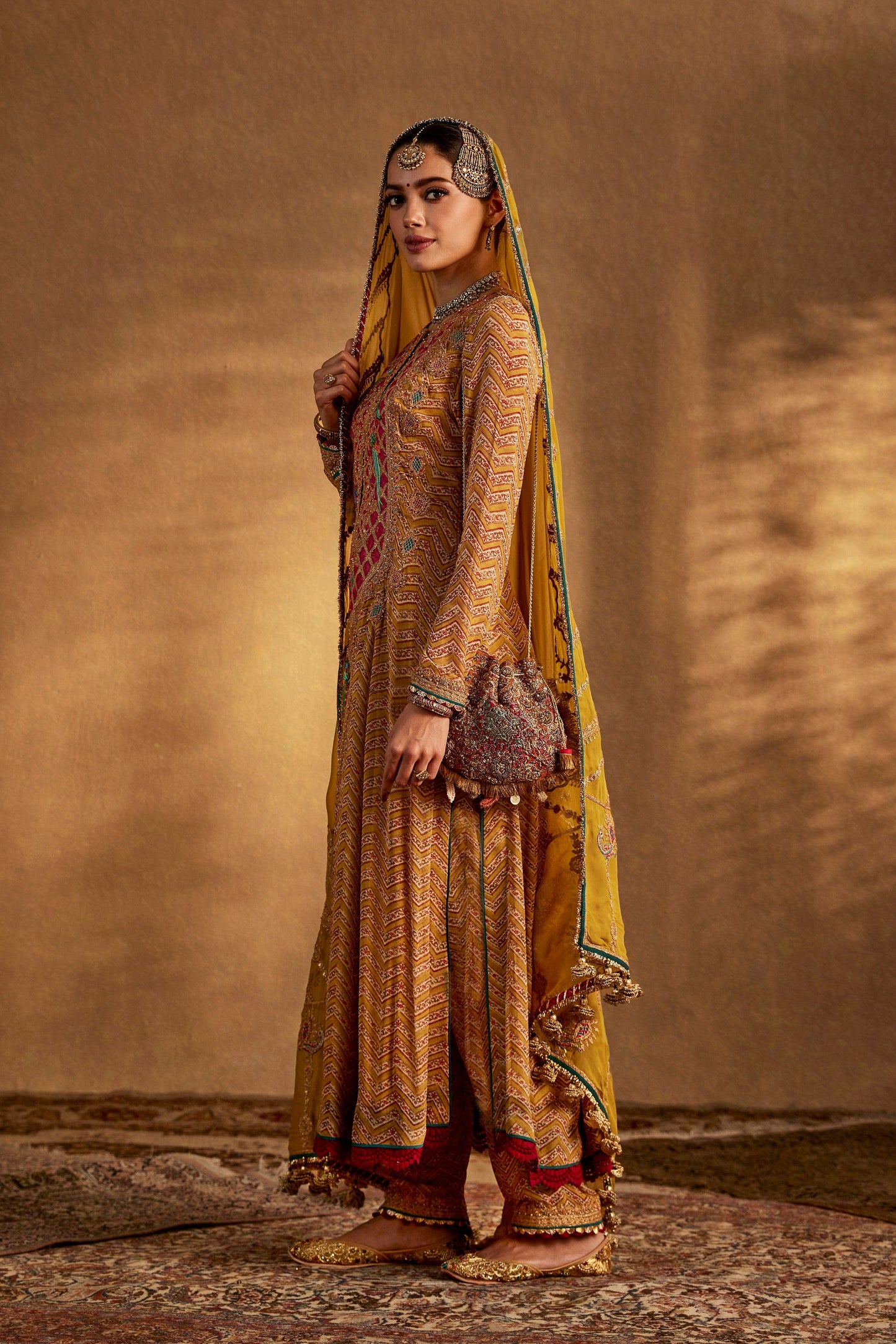 Warm Mustard Kurta Set