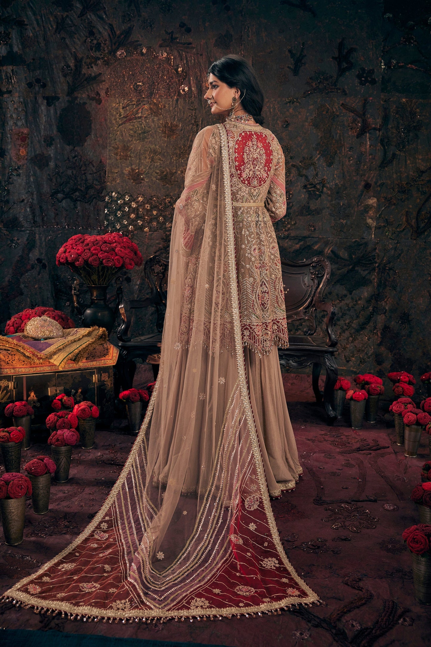 Earthy Taupe Sharara Set