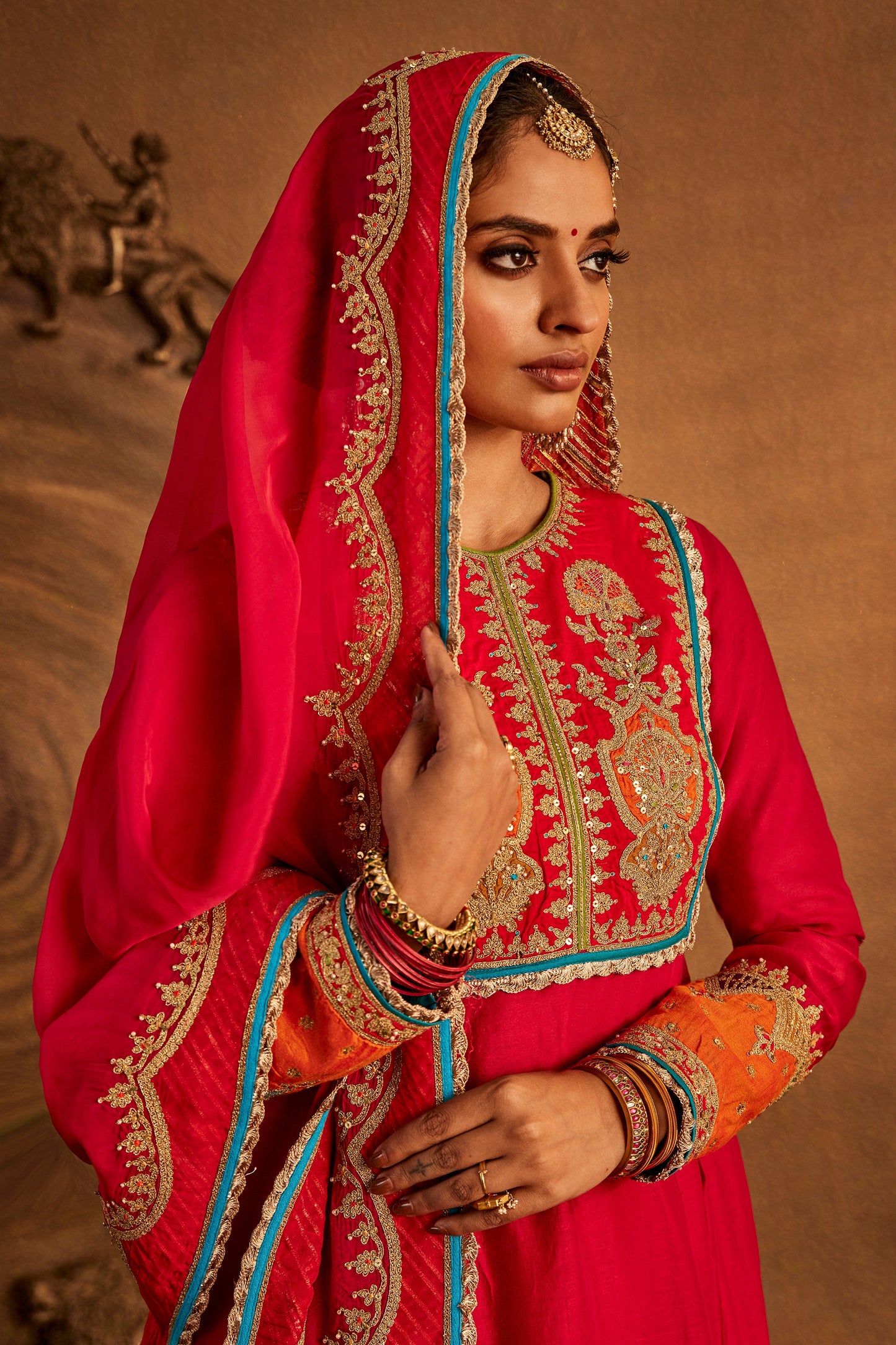 Rani Pink Kalidar Set