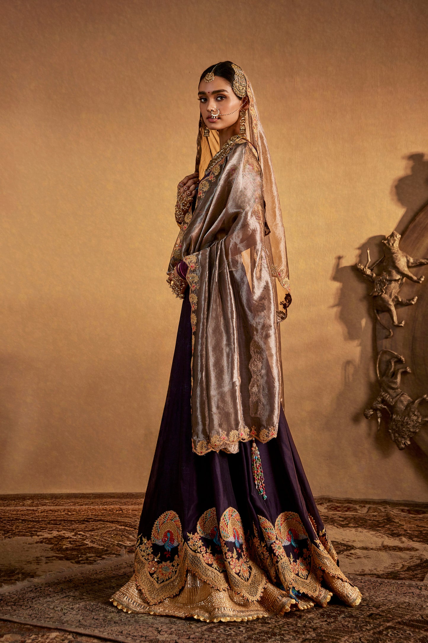 Deep Purple Lehenga