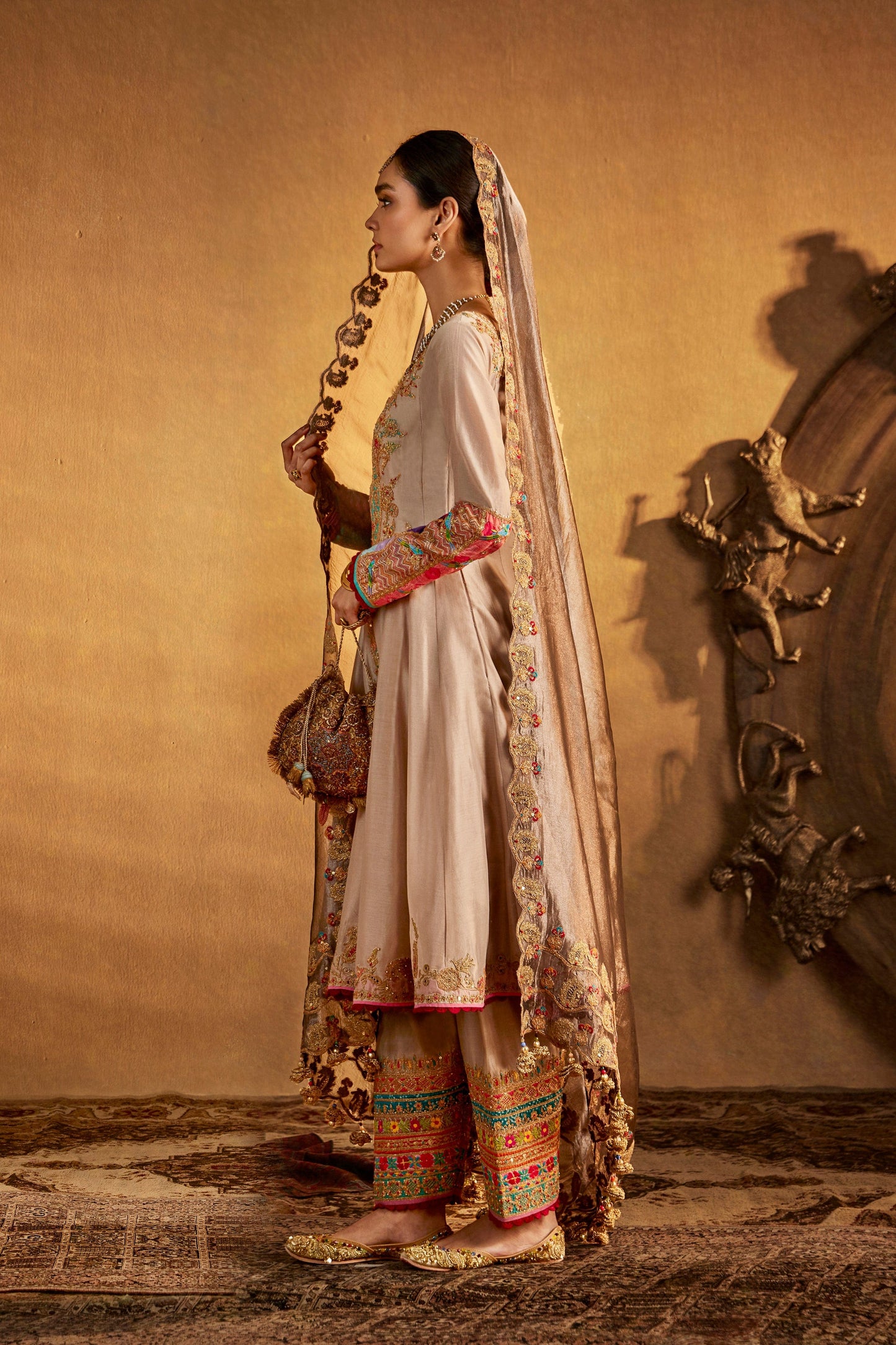 Earthy Taupe Kurta Set