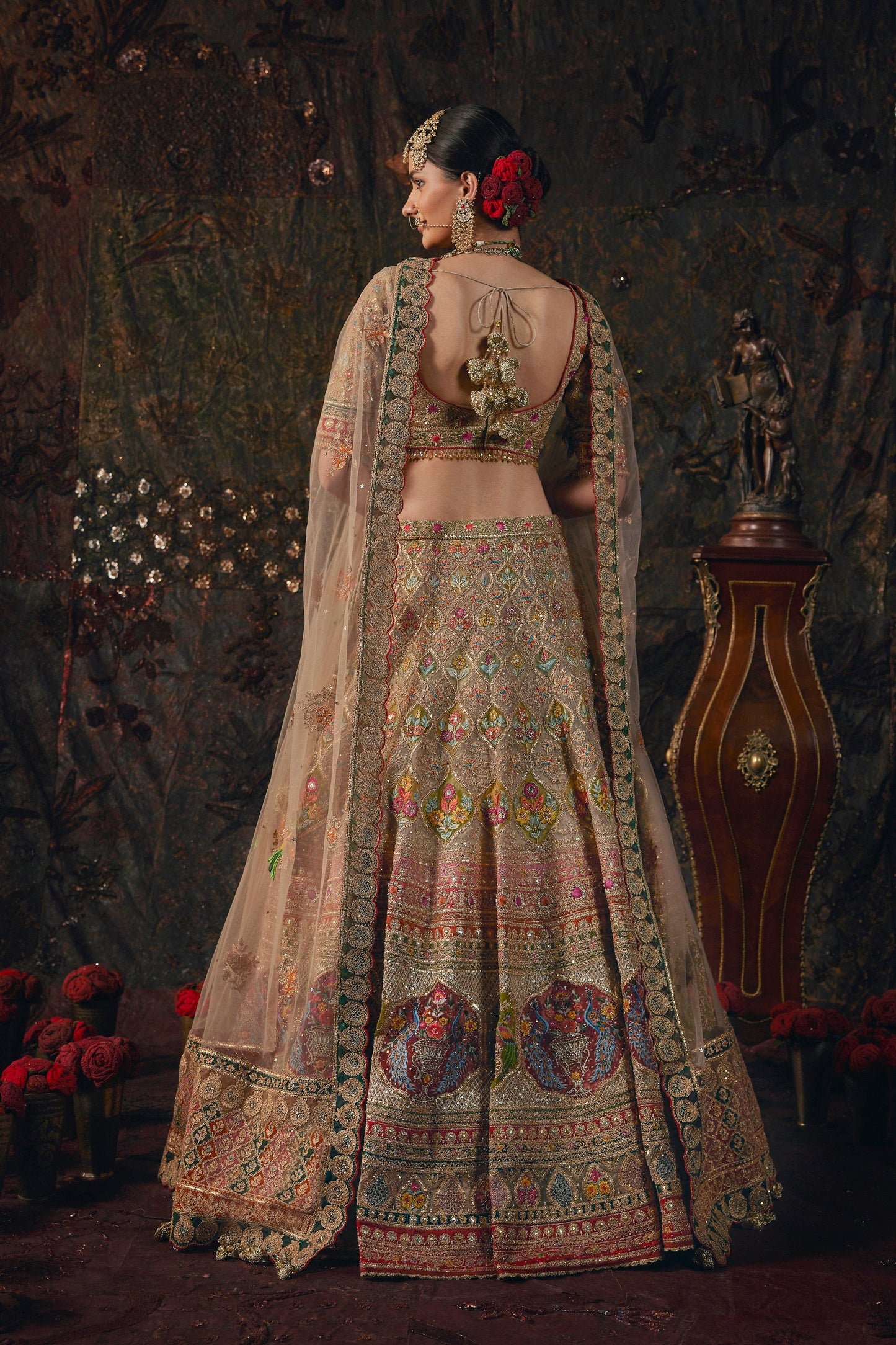 Taupe Lehenga