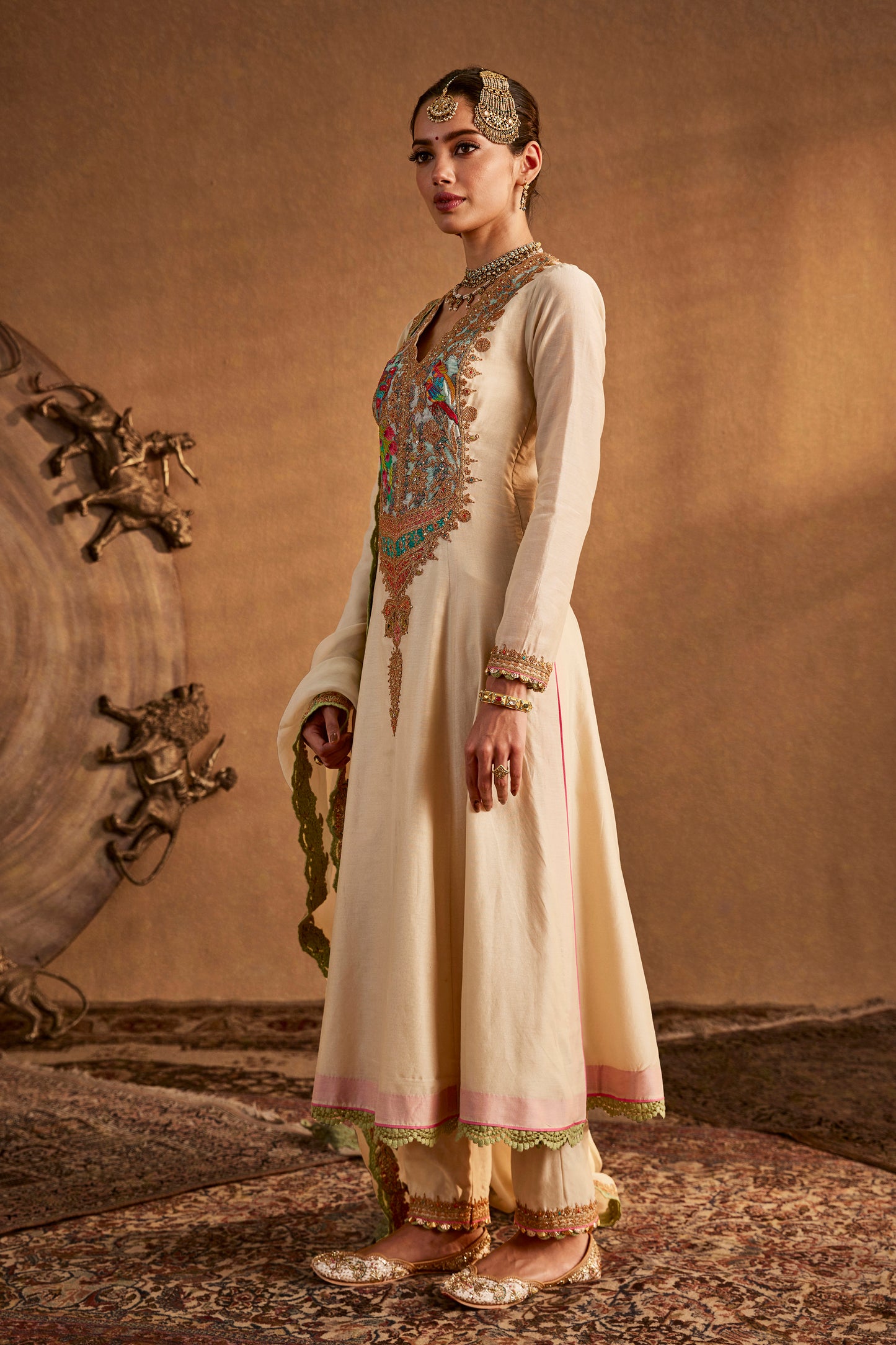 Soft Fawn Kurta Set