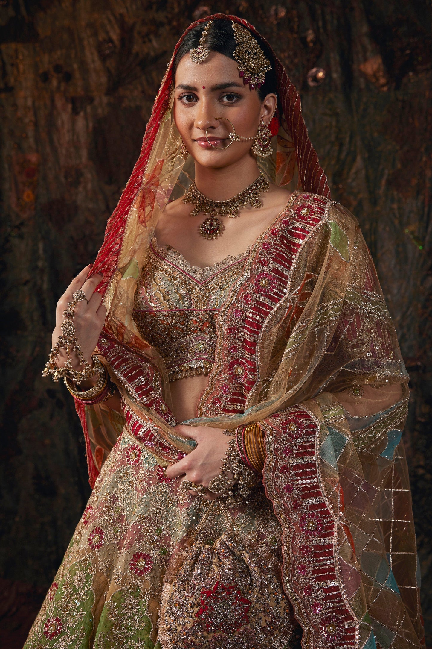 A Gold Hued Lehenga