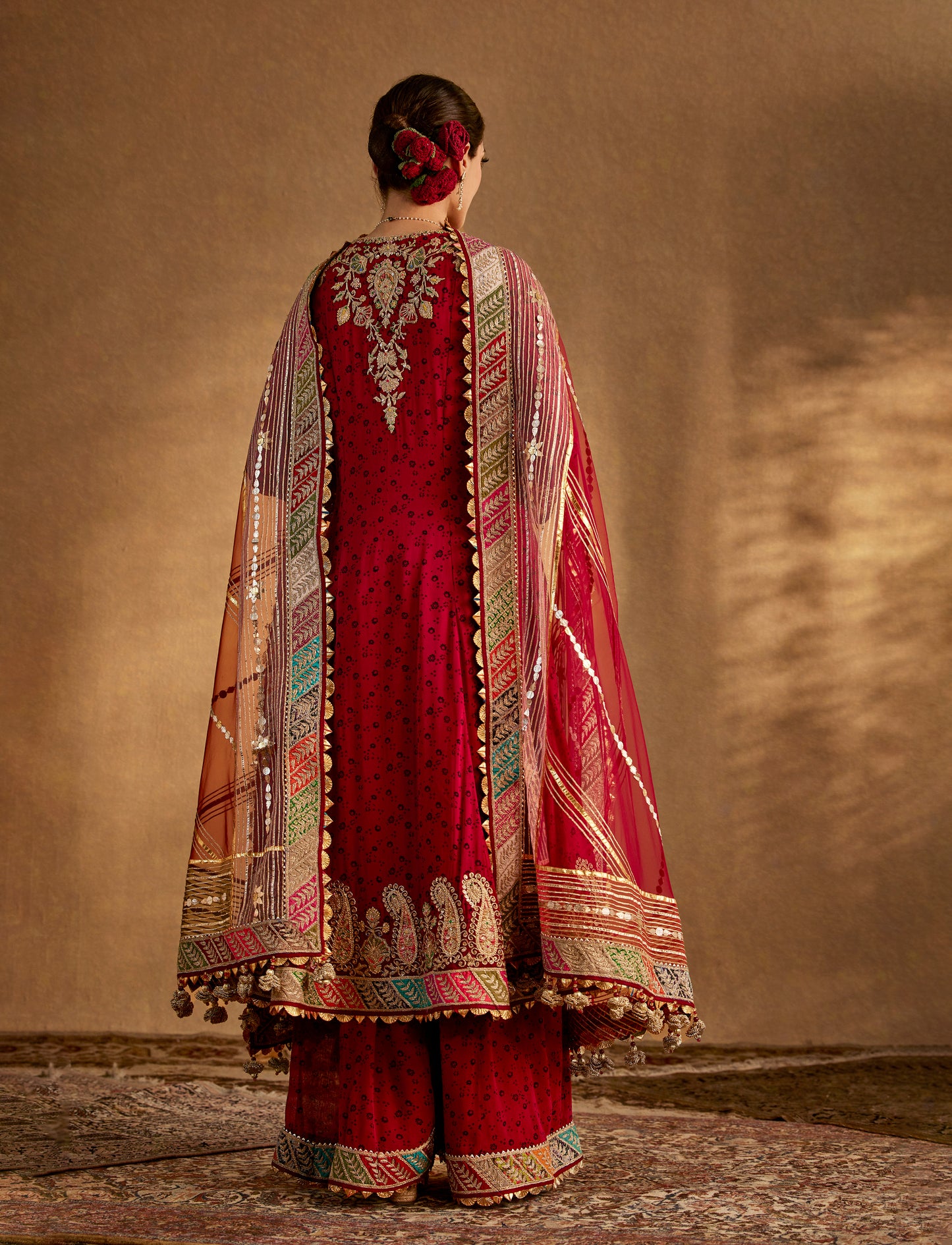 Earthy Maroon Kurta-Sharara Set