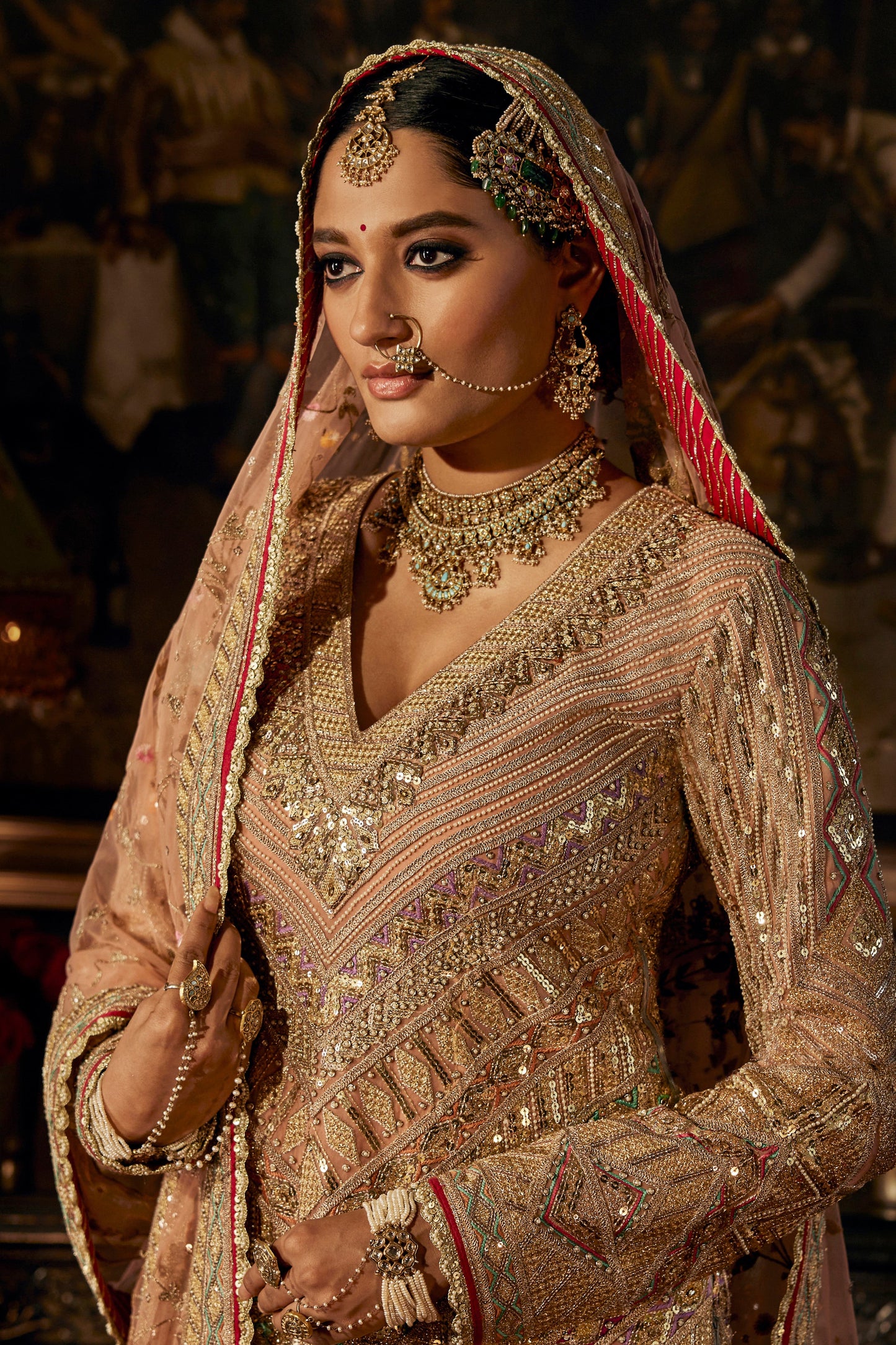 Earthy Peach Kurta Set