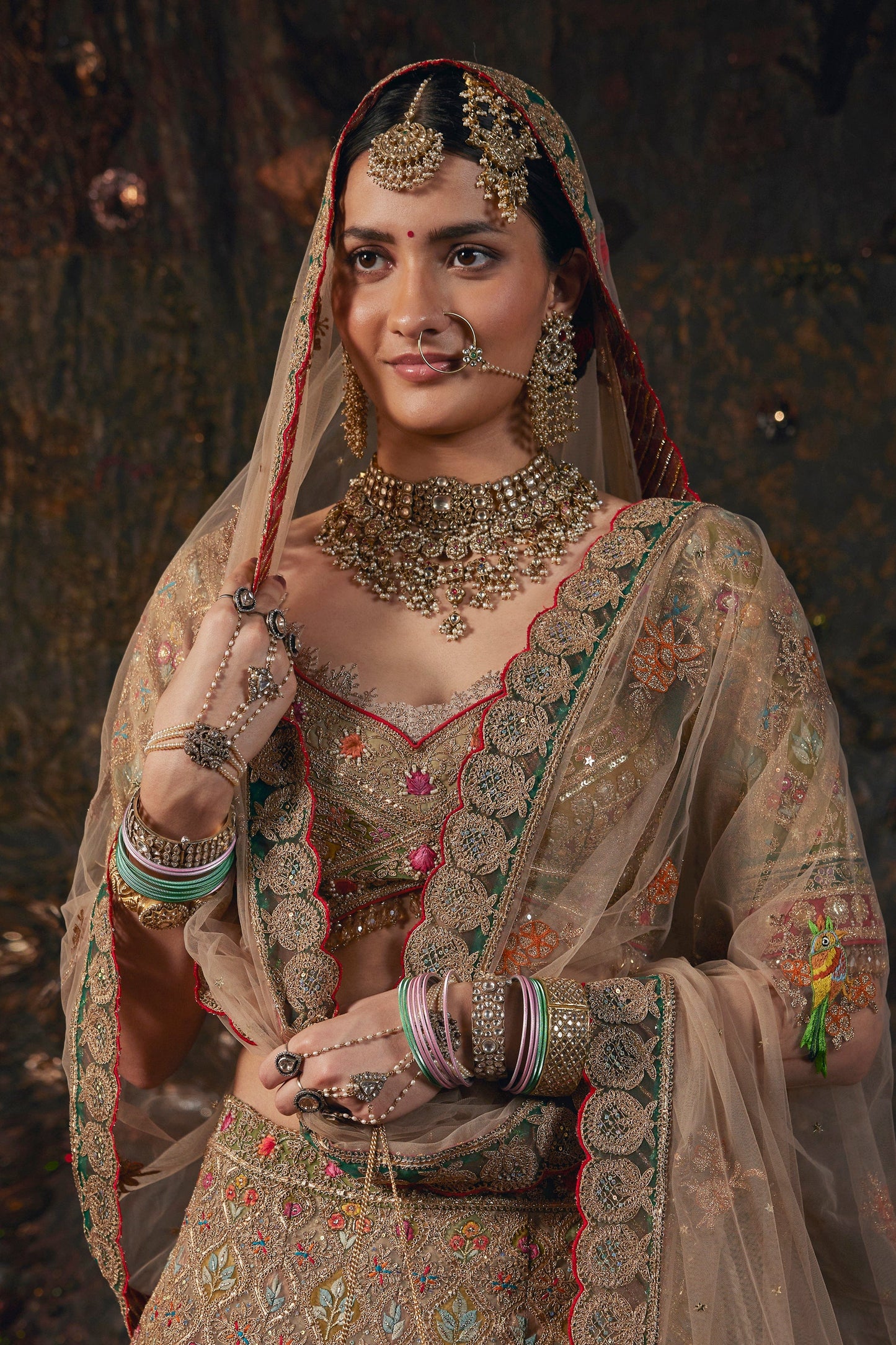 Taupe Lehenga