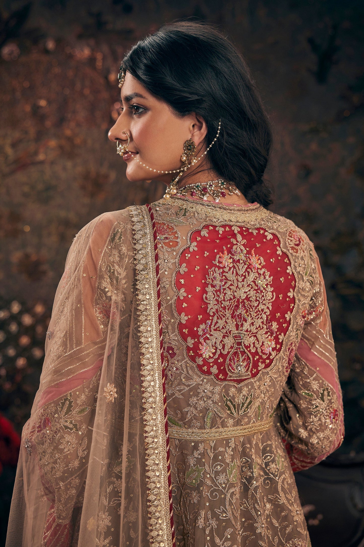 Earthy Taupe Sharara Set