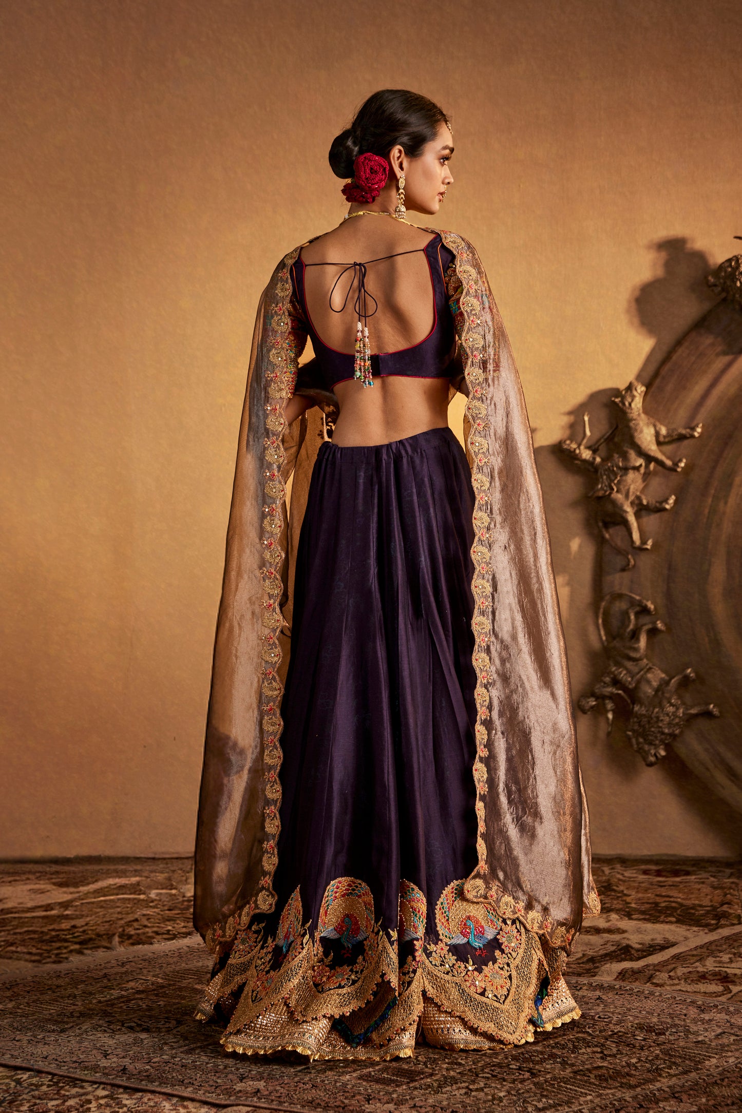 Deep Purple Lehenga