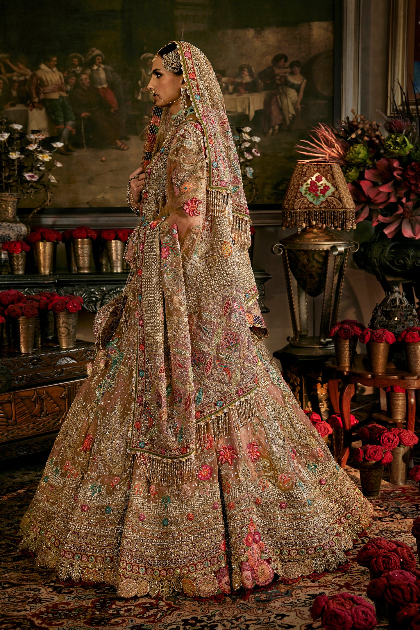Earthy Blush Pink Lehenga