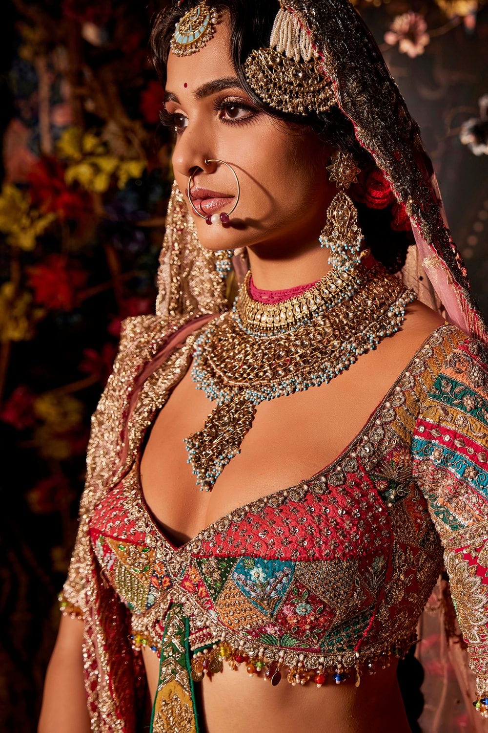 Pomegranate Vase of Plenty Lehenga Set