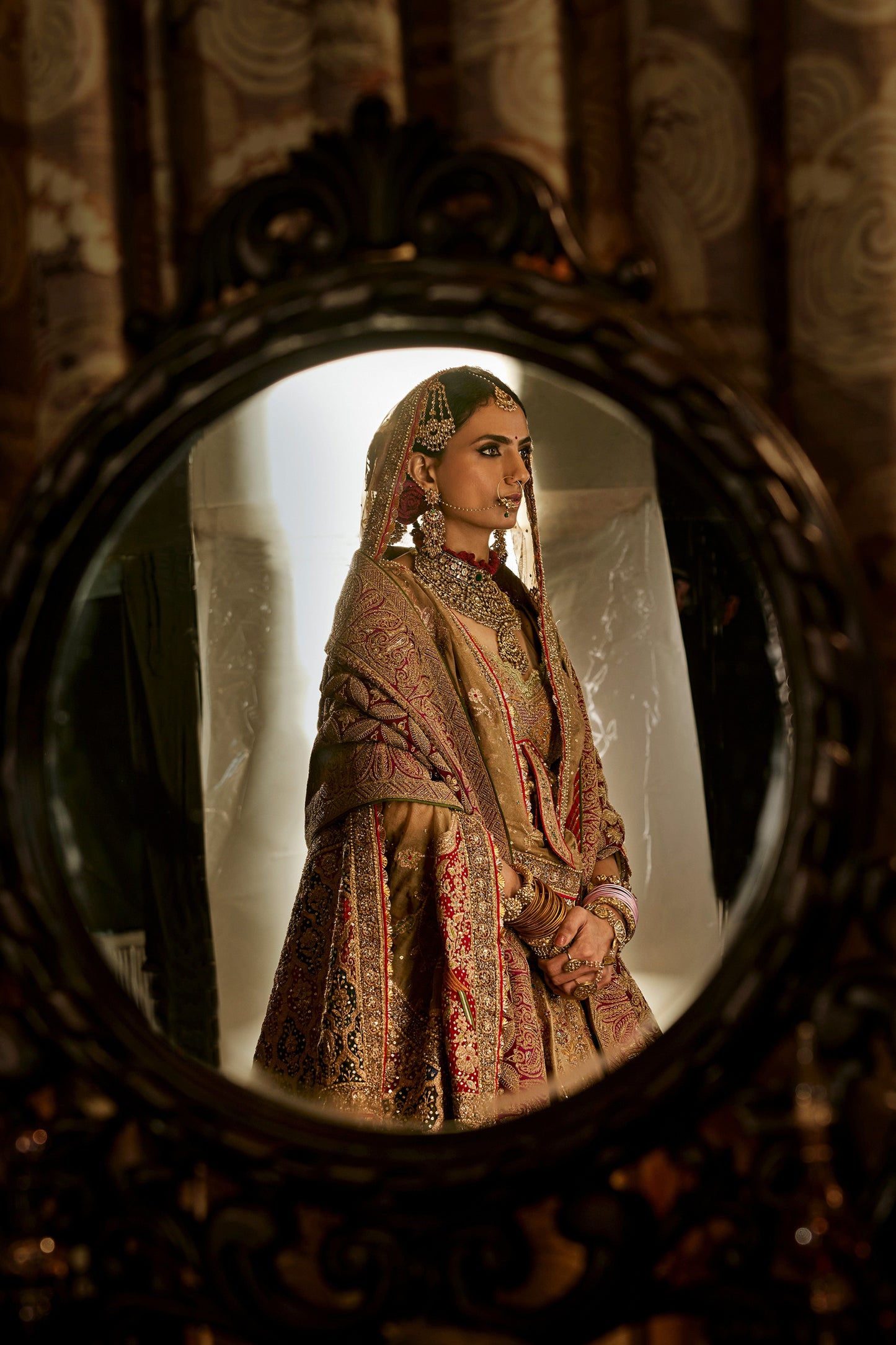 Earthy Gold Lehenga