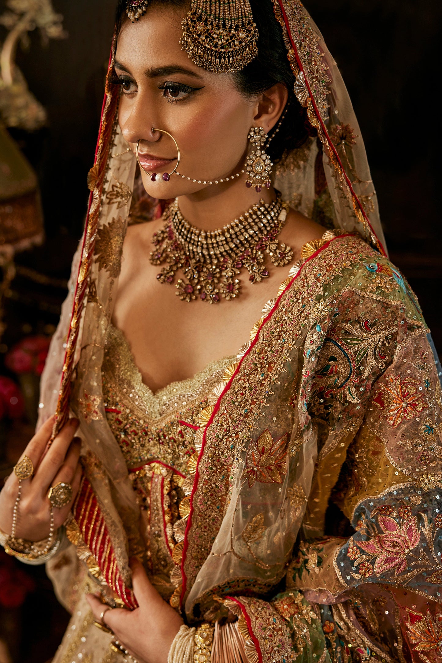 Ivory Mahal Lehenga