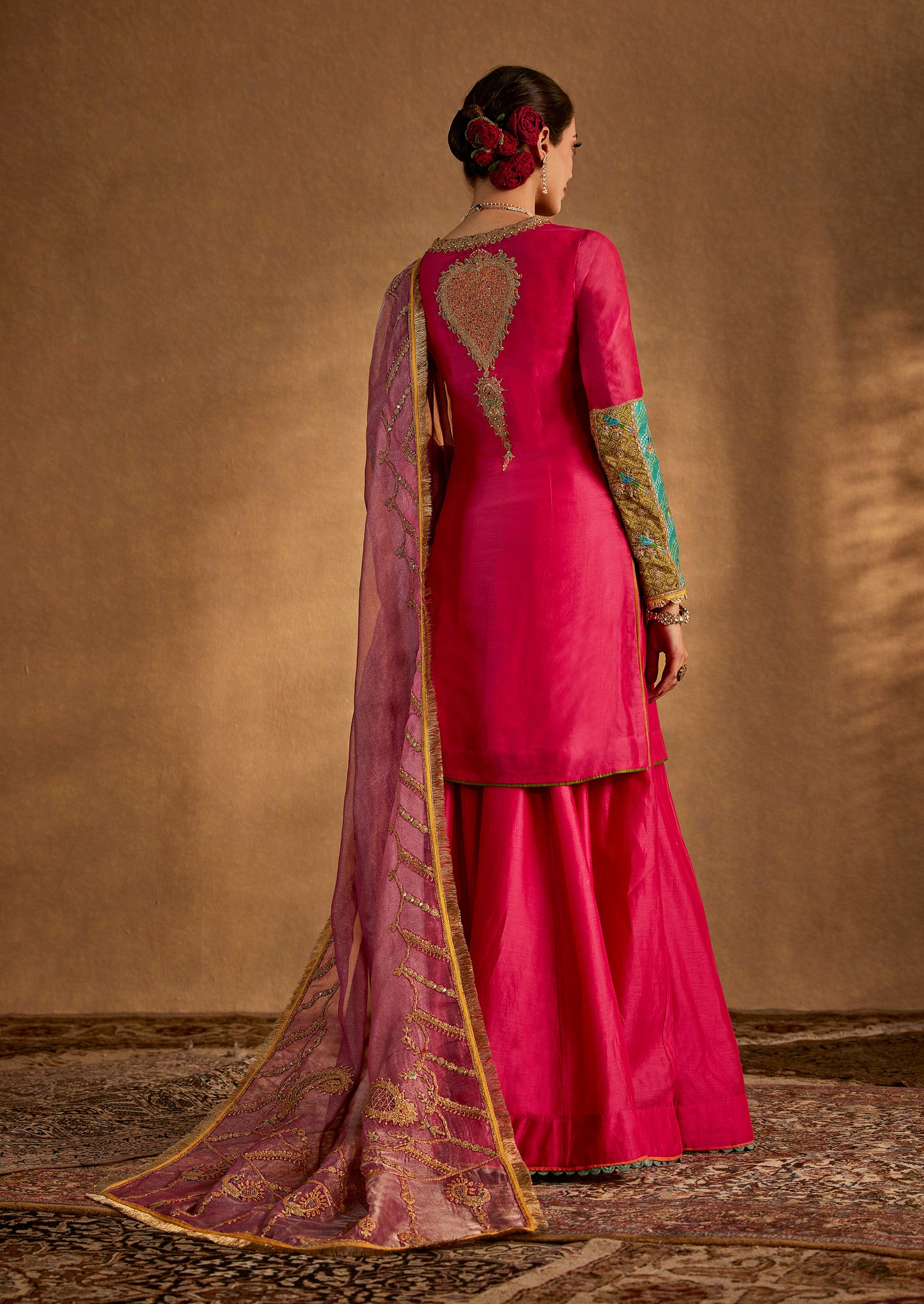 Rani Pink Sharara Set