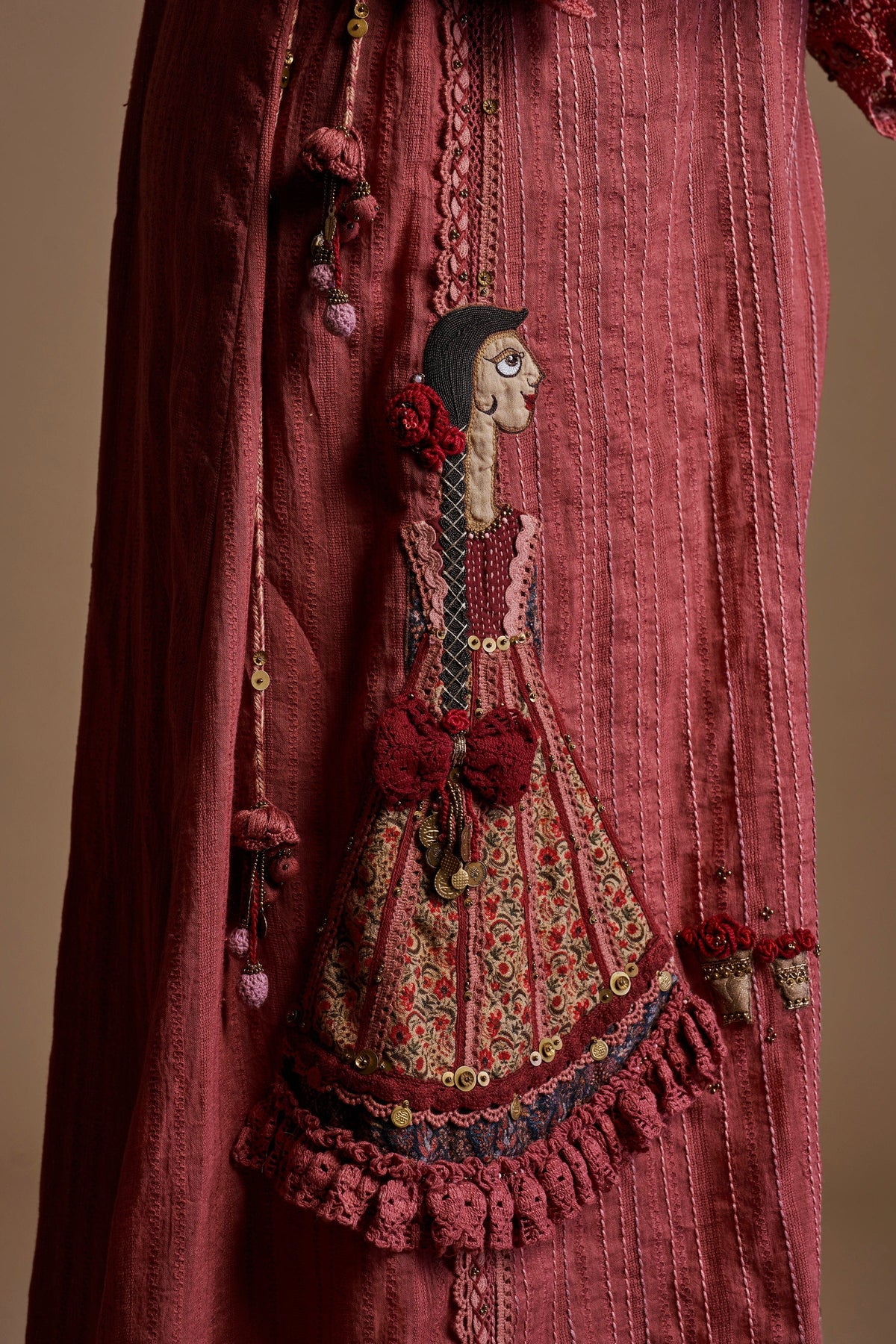 Old Rose Rah Doll Dress