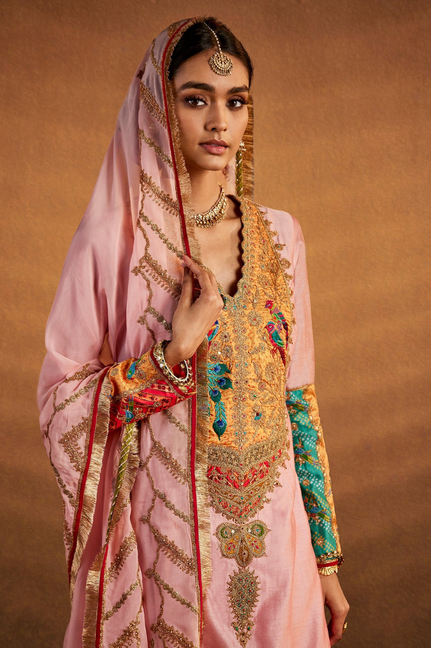 Soft Pink Sharara Set