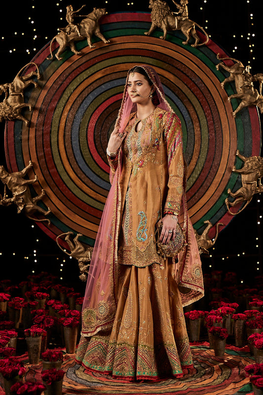 Earthy Mustard Gharara Set