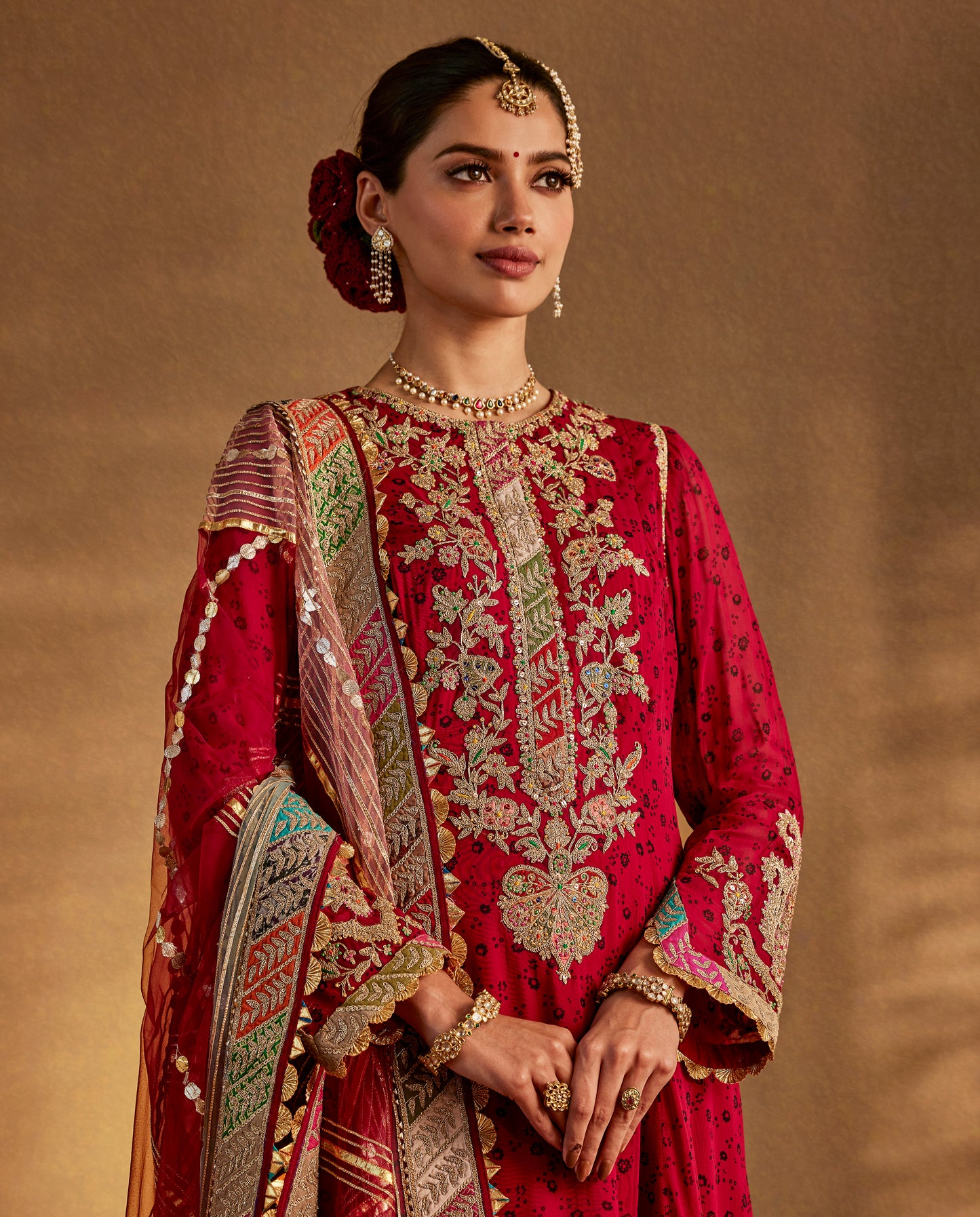 Earthy Maroon Kurta-Sharara Set