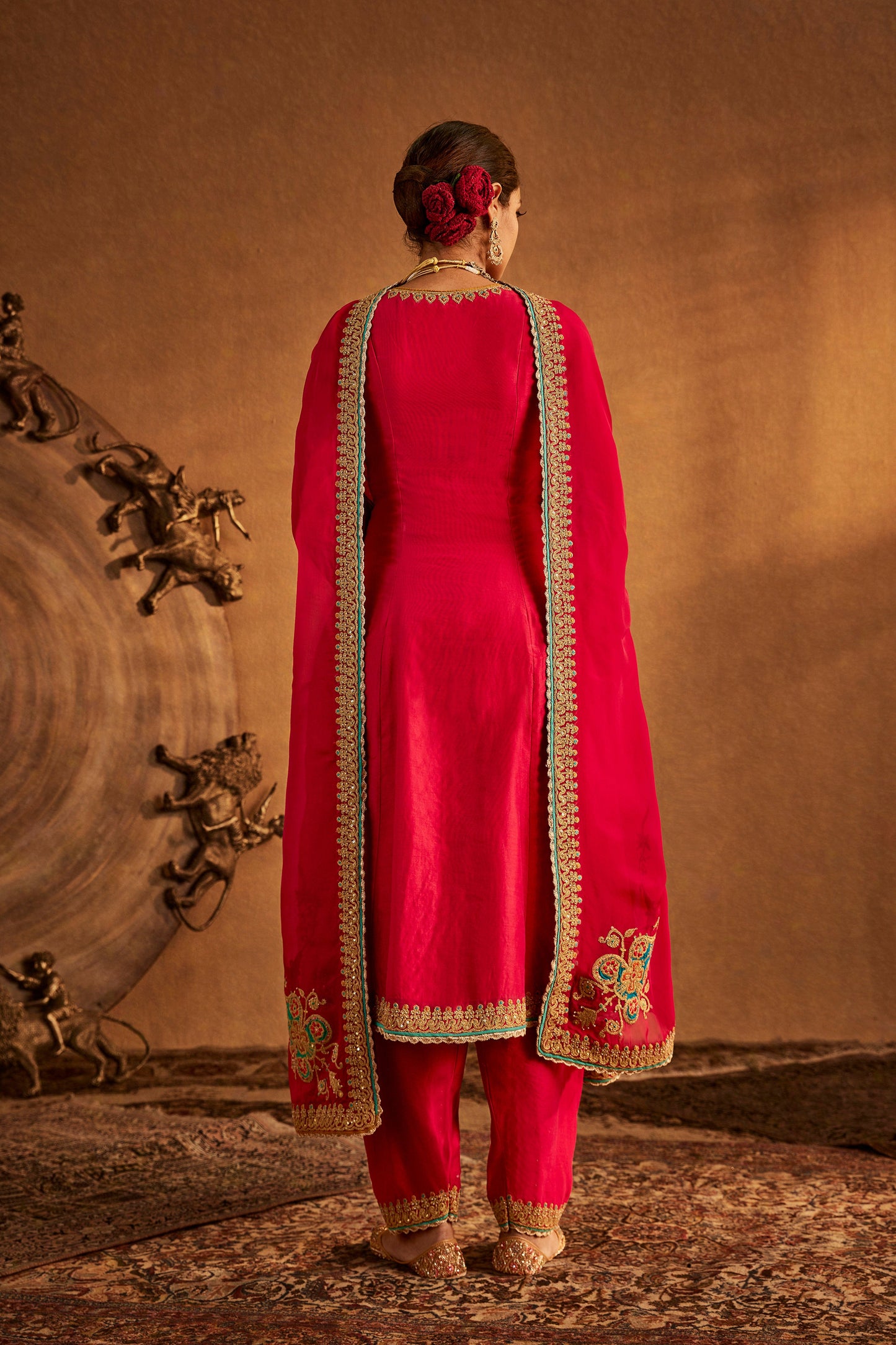 Rani Pink Kurta Set