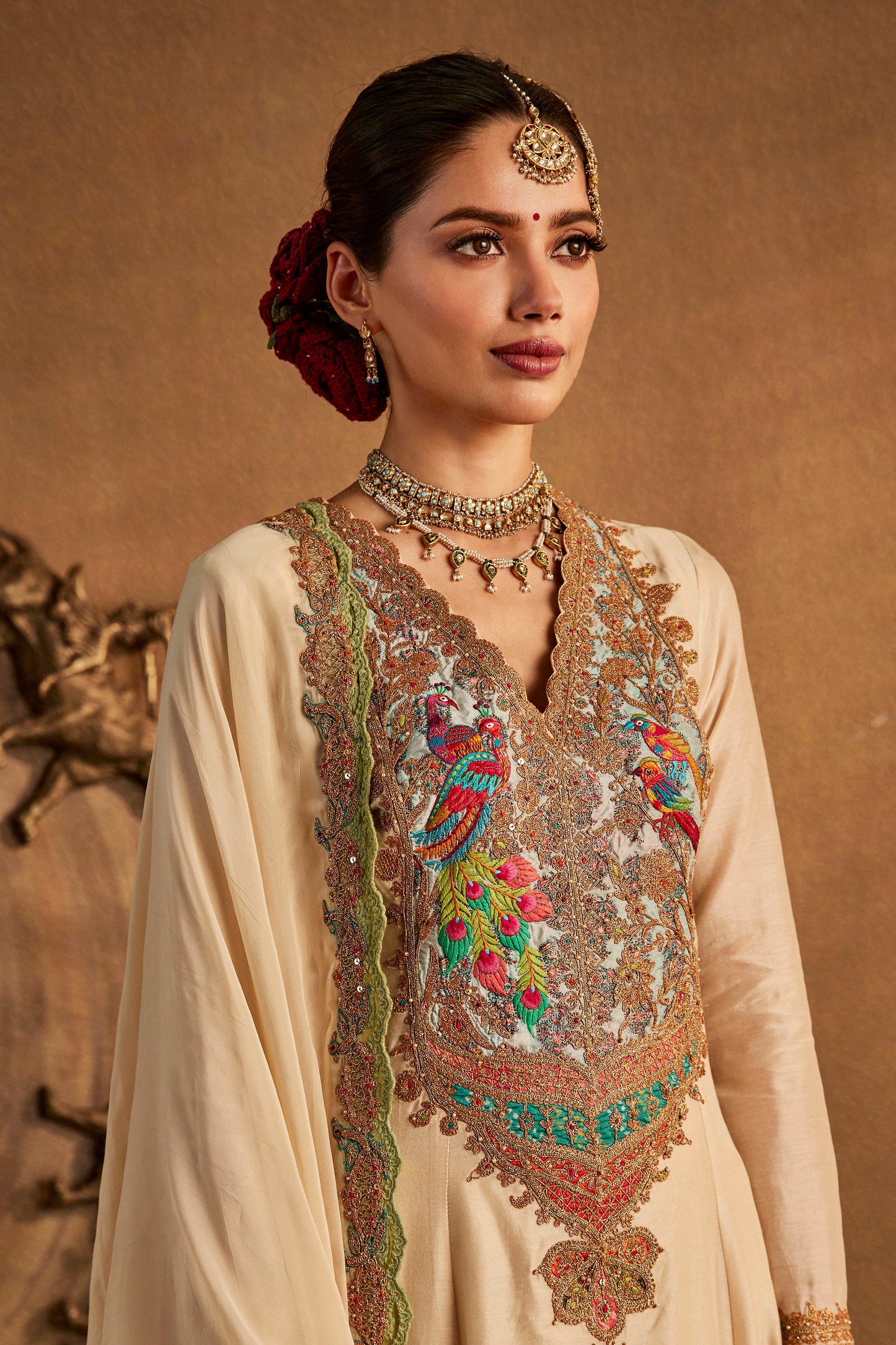 Soft Fawn Kurta Set